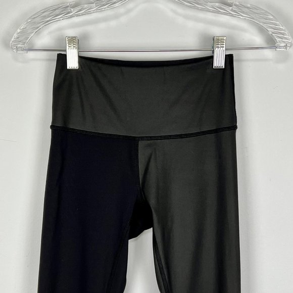 Lululemon Wunder Under High Rise Pants Cire Wrap Black Tights Leggings size 2 - Picture 3 of 10